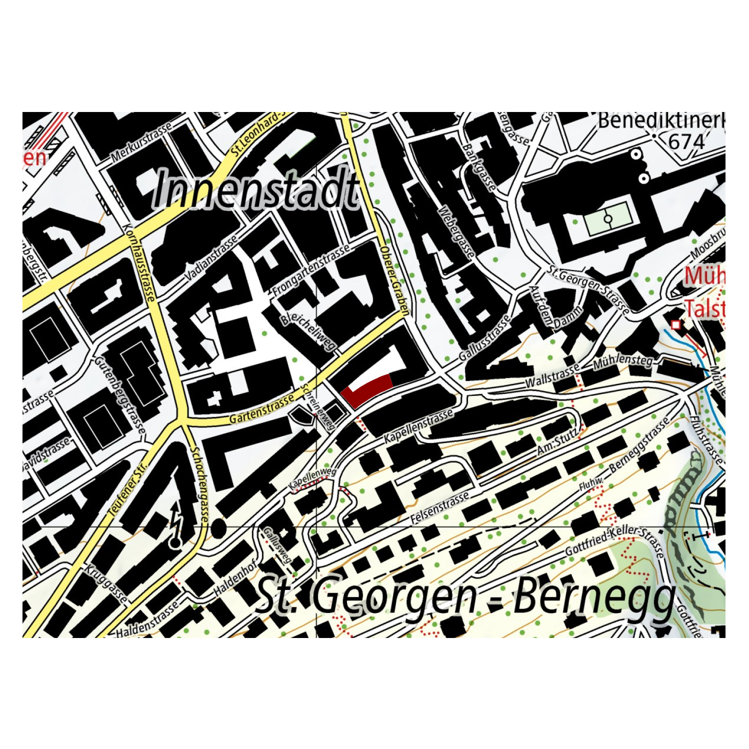 Wohnhaus und Gewerbehaus Wassergasse St. Gallen / Flühler Architektur St. Gallen Herisau