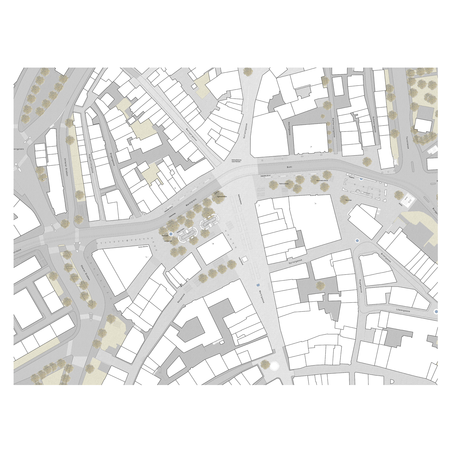 Wettbewerb Marktplatz und Bohl St. Gallen / Flühler Architektur St. Gallen Herisau