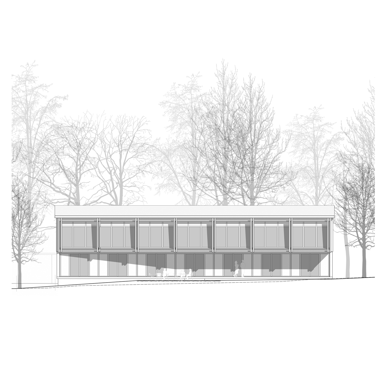 Wettbewerb Seminarpark Weissbad AI / Flühler Architektur St. Gallen Herisau