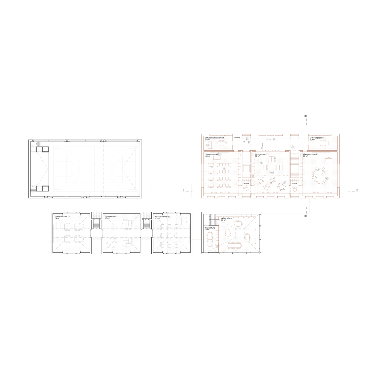 Neubau Schulanlage Mammern / Flühler Architektur St. Gallen Herisau