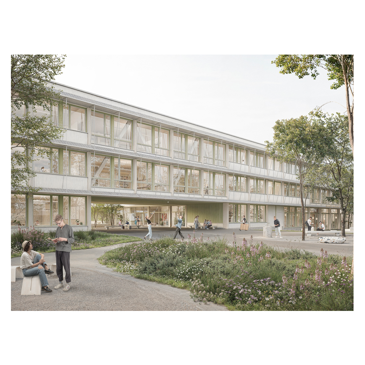 Erweiterung Kantonsschule Romanshorn / Flühler Architektur GmbH St. Gallen Herisau Erweiterung Kantonsschule Romanshorn / Flühler Architektur GmbH St. Gallen Herisau