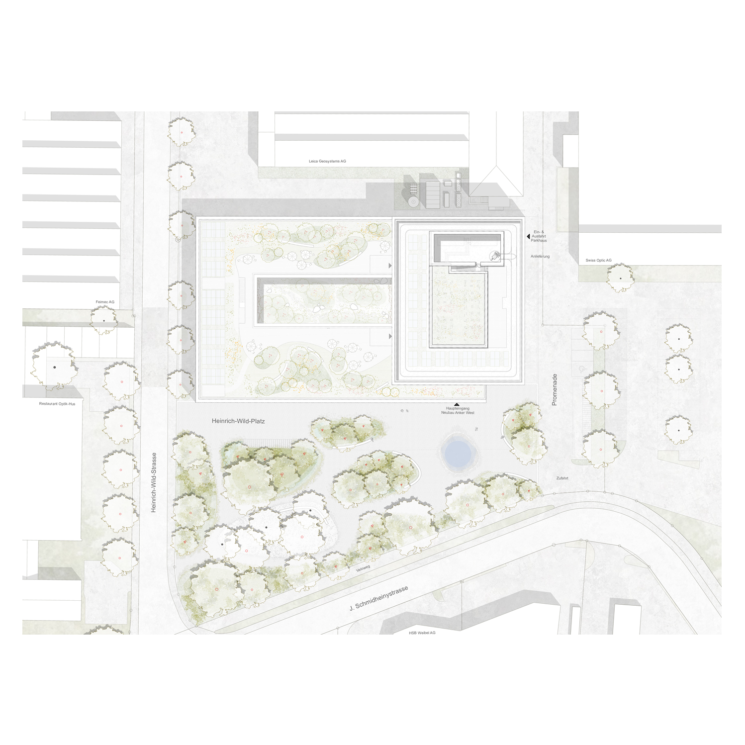 Neubau Betriebsgebäude Leica Geosystems AG / Flühler Architektur GmbH St. Gallen Herisau