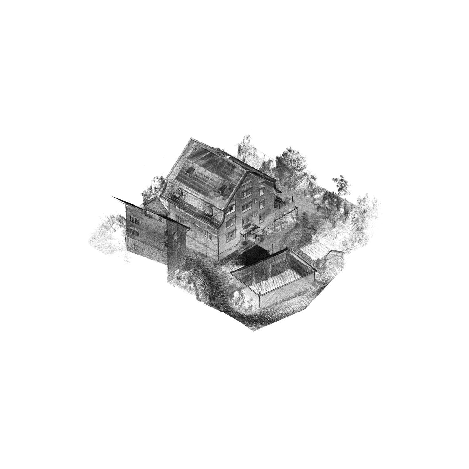 Hausanalyse Wohnhaus Speicher Dorf 4 / Flühler Architektur St. Gallen Herisau