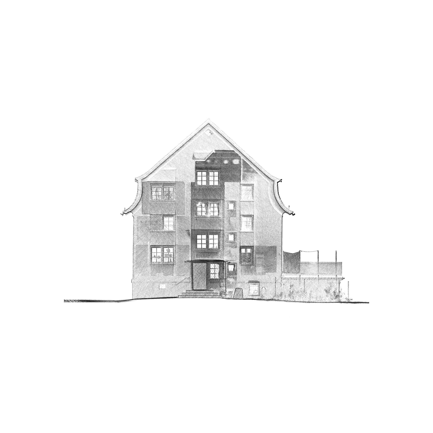Hausanalyse Wohnhaus Speicher Dorf 4 / Flühler Architektur St. Gallen Herisau