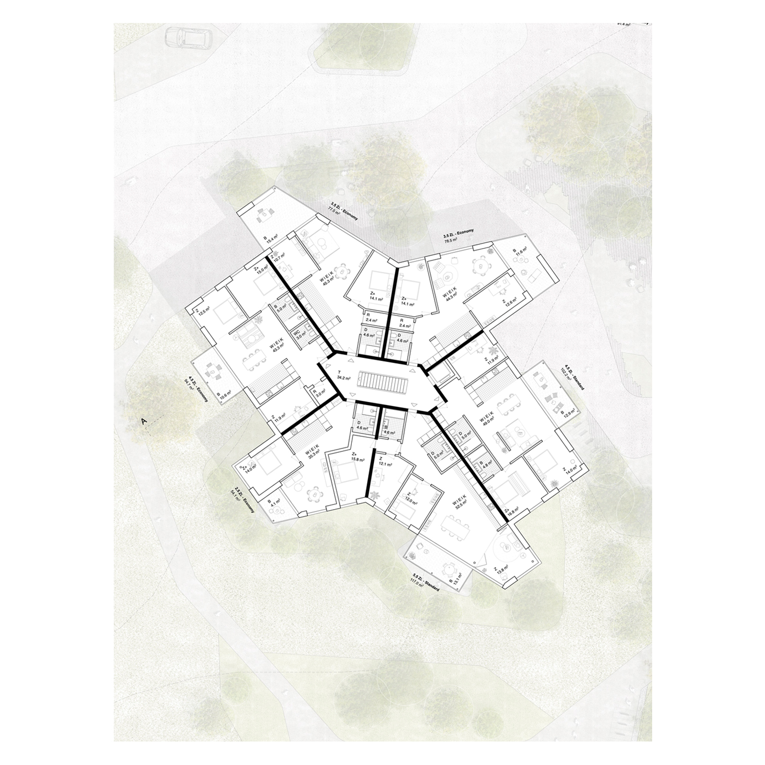 Wohnen Hof Chräzeren St. Gallen / Flühler Architektur GmbH St. Gallen Herisau