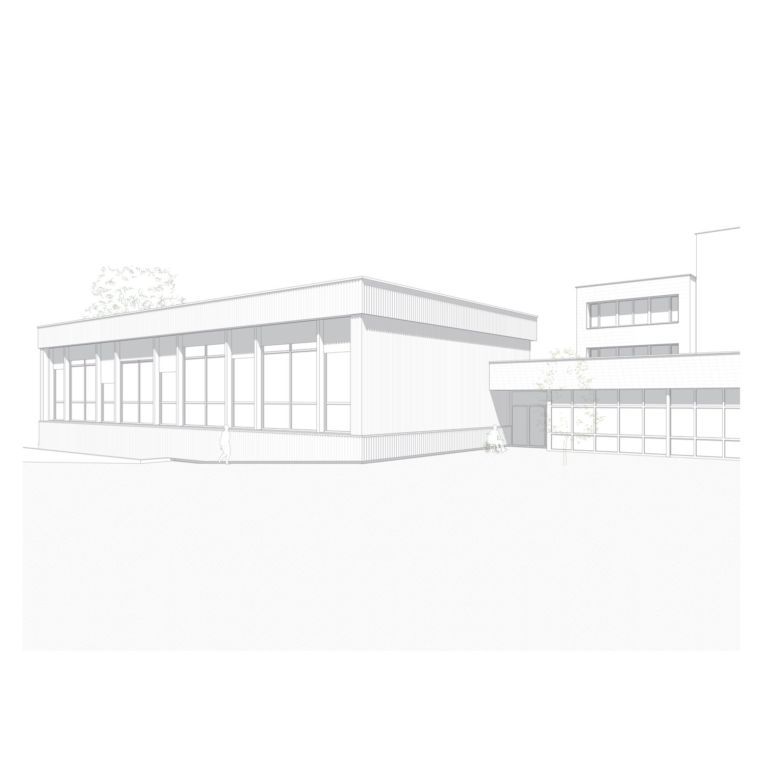 Sanierung Umbau Turnhalle Gerbe Heiden - Flühler Architektur St. Gallen / Herisau