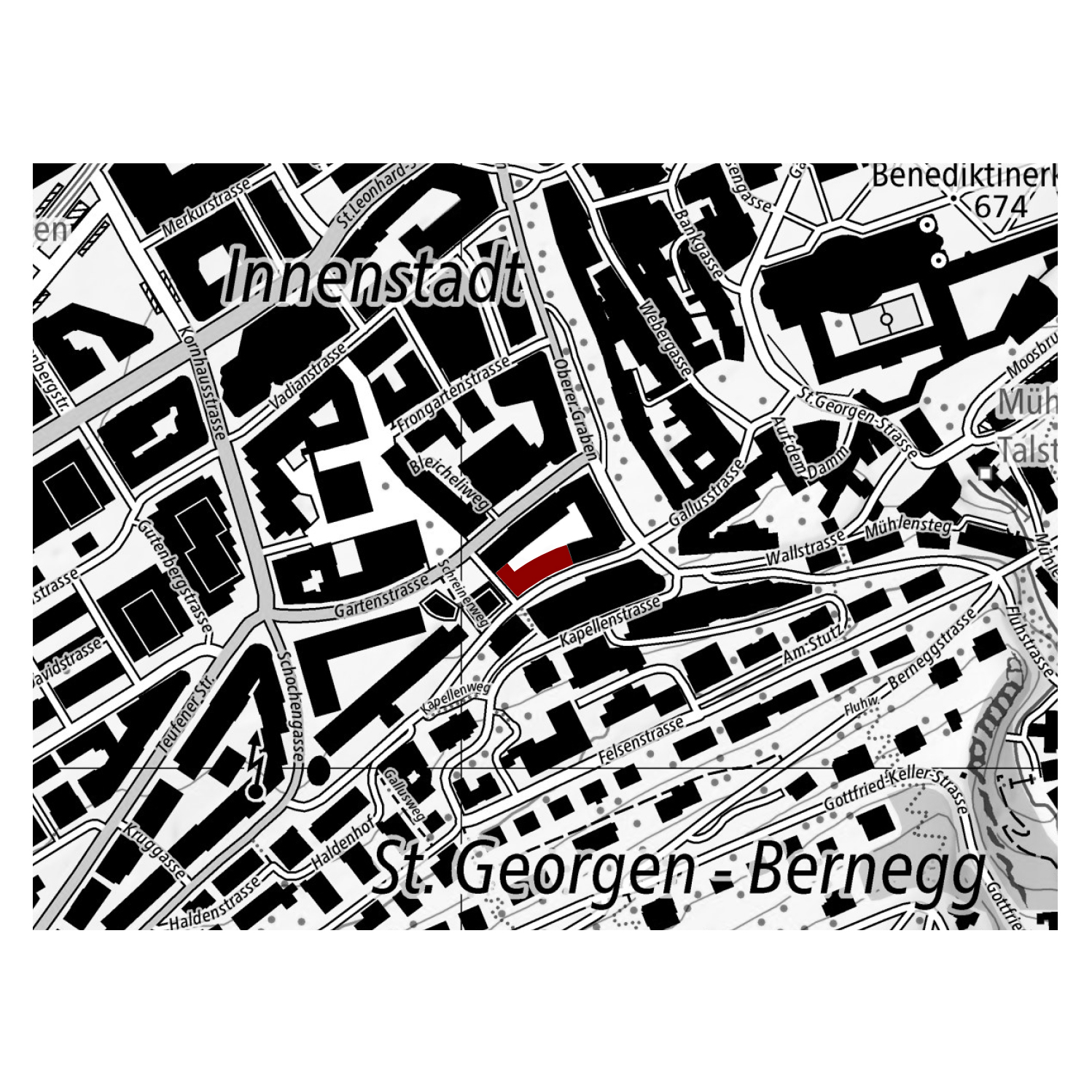 Wohnhaus und Gewerbehaus Wassergasse St. Gallen / Flühler Architektur St. Gallen Herisau